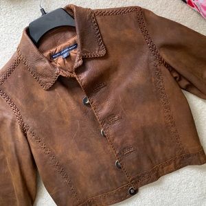 Raulph Lauren leather jacket